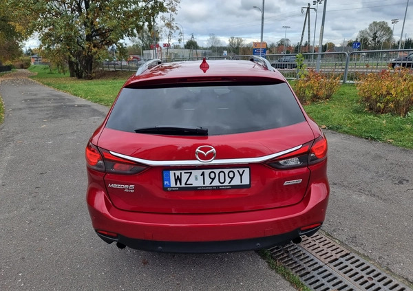 Mazda 6 cena 59900 przebieg: 188000, rok produkcji 2015 z Pruszków małe 631